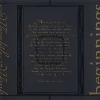 CD Meredith Monk: Beginnings