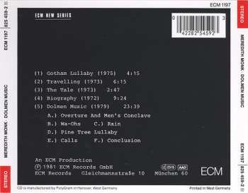 CD Meredith Monk: Dolmen Music