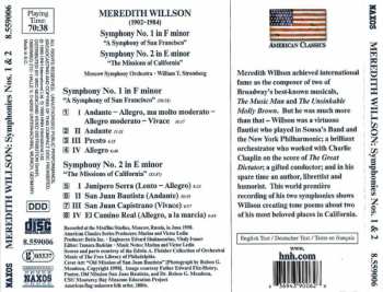CD William Stromberg: Symphony No. 1 In F Minor, "A Symphony Of San Francisco" / Symphony No. 2 In E Minor, "The Missions Of California"
