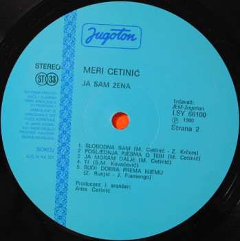 LP Meri Cetinić: Ja Sam Žena