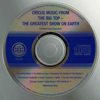 CD Merle Evans: Circus Music From The Big Top- The Greatest Show On Earth