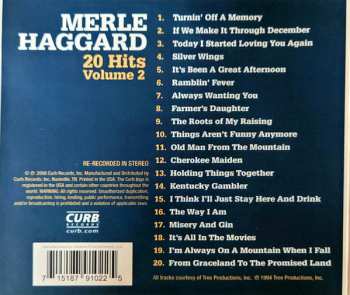 CD Merle Haggard: 20 Hits Volume 2