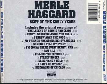 CD Merle Haggard: Best Of The Early Years