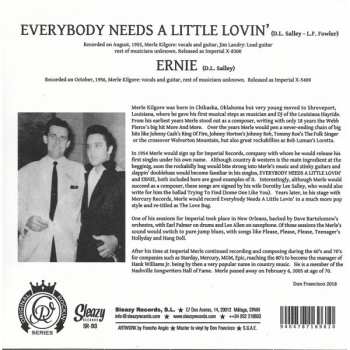 SP Merle Kilgore: Everybody needs a little lovin' / Ernie