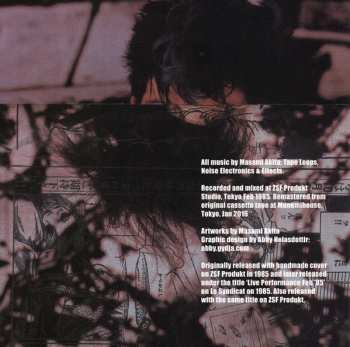 CD Merzbow: Life Performance
