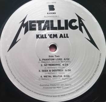 LP Metallica: Kill 'Em All