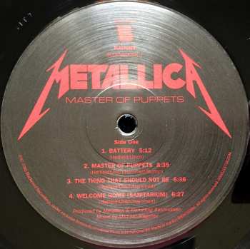 LP Metallica: Master Of Puppets