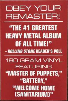 LP Metallica: Master Of Puppets
