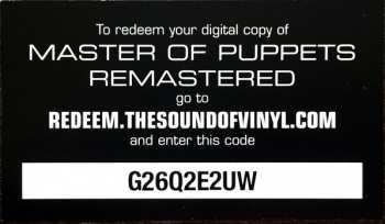 LP Metallica: Master Of Puppets