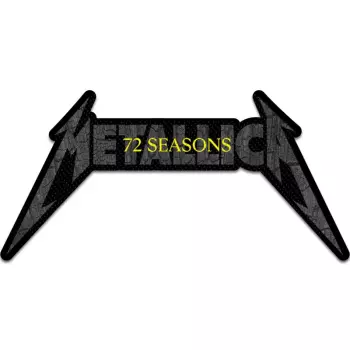 Patch 72 Seasons Charred Logo Metallica Cut Out