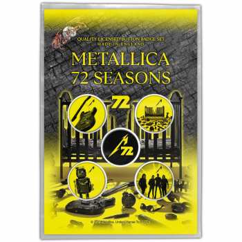 Merch Metallica: Set Badges 72 Seasons