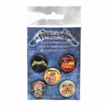 Merch Metallica: Set Badges The Singles Button Badge Set