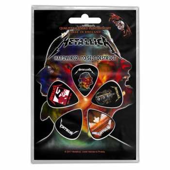 Merch Metallica: Set Plectrums Hardwired To Self-destruct