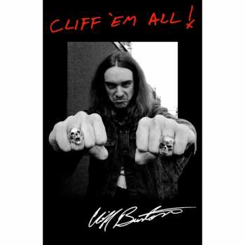 Merch Metallica: Textielposter Cliff 'em All