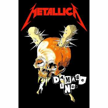 Merch Metallica: Textielposter Damage Inc.