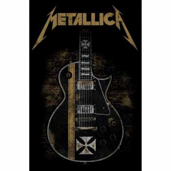 Merch Metallica: Textielposter Hetfield Guitar