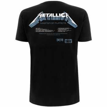 Merch Metallica: Tričko Master Of Puppets Tracks  S
