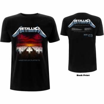 Merch Metallica: Tričko Master Of Puppets Tracks  S