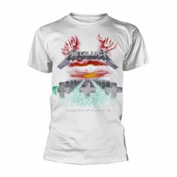 Merch Metallica: Tričko Master Of Puppets (white) S