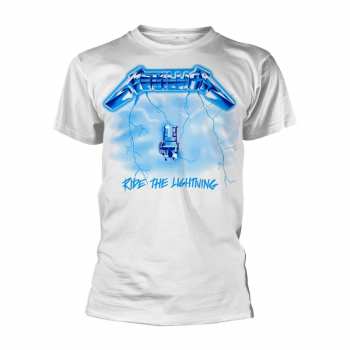 Merch Metallica: Tričko Ride The Lightning (white) S