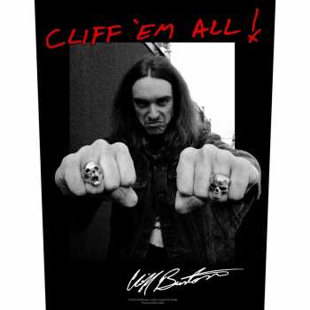 Merch Metallica: Rugpatch Cliff 'em All!