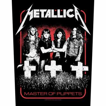 Merch Metallica: Rugpatch Master Of Puppets Band