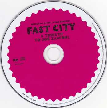 CD Metropole Orchestra: Fast City - A Tribute To Joe Zawinul