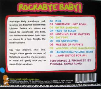 CD Michael Armstrong: Rockabye Baby!: Lullaby Renditions Of Metallica