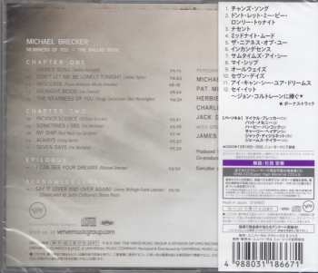 CD Michael Brecker: Nearness Of You (The Ballad Book)
