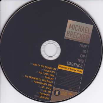 CD Michael Brecker: Time Is Of The Essence