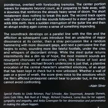 CD Michael Brook: Affliction (Original Motion Picture Soundtrack)