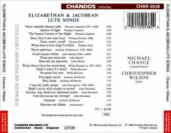 CD Michael Chance: 'The Sypres Curten Of The Night' - Elizabethan & Jacobean Lute Songs