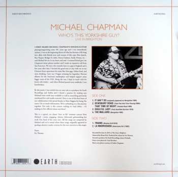 LP Michael Chapman: Who's This Yorkshire Guy? Live In Brighton LTD