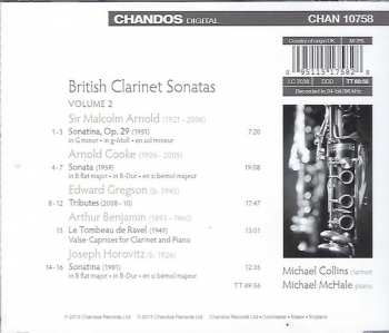 CD Michael Collins: British Clarinet Sonatas - Vol. 2