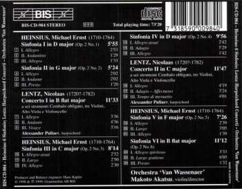 CD Orchestra Van Wassenaer: Six Sinfonie, Op. 2 / Two Harpsichord Concerti