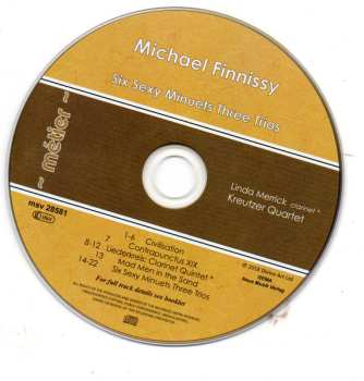 CD Michael Finnissy: Six Sexy Minuets Three Trios