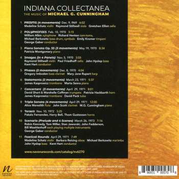 CD Michael Cunningham: Indiana Collectanea; The Music Of Michael G. Cunningham