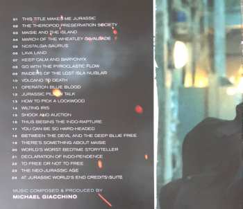 CD Michael Giacchino: Jurassic World: Fallen Kingdom (Original Motion Picture Soundtrack) DIGI