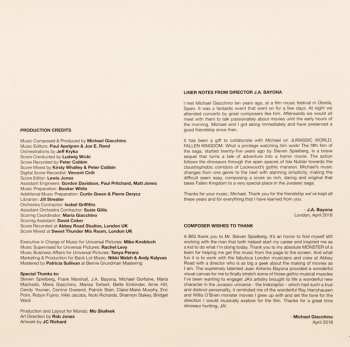 2LP Michael Giacchino: Jurassic World: Fallen Kingdom (Original Motion Picture Soundtrack)