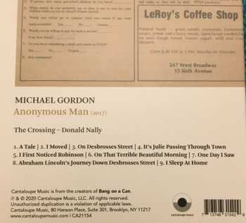 CD Michael Gordon: Anonymous Man