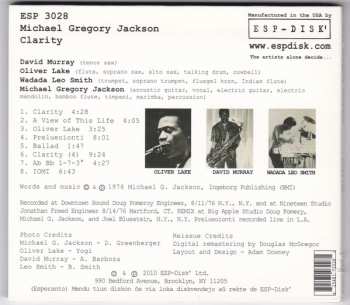 CD Wadada Leo Smith: Clarity