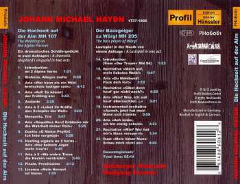 CD Michael Haydn: Die Hochzeit Auf Der Alm; Der Bassgeiger Zu Wörgl