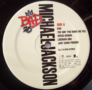 3LP Michael Jackson: Bad 25 LTD