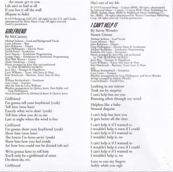 CD Michael Jackson: Off The Wall