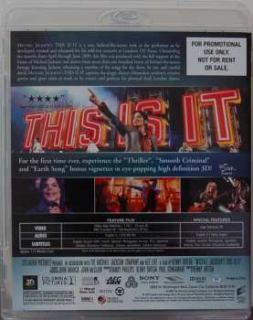 Blu-ray Michael Jackson: Michael Jackson's This Is It
