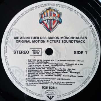 LP Michael Kamen: Die Abenteuer Des Baron Münchhausen Original Motion Picture Soundtrack