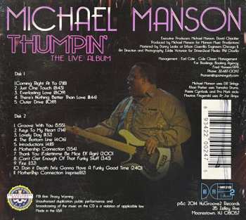 2CD Michael Manson: Thumpin' (The Live Album)