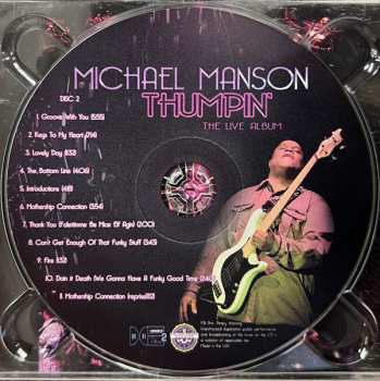2CD Michael Manson: Thumpin' (The Live Album)