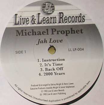 LP Michael Prophet: Jah Love