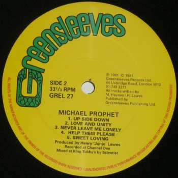 LP Michael Prophet: Michael Prophet (Gunman)